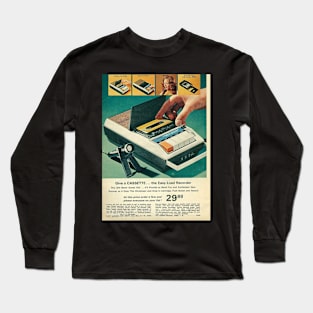 Cassette old advertising Long Sleeve T-Shirt